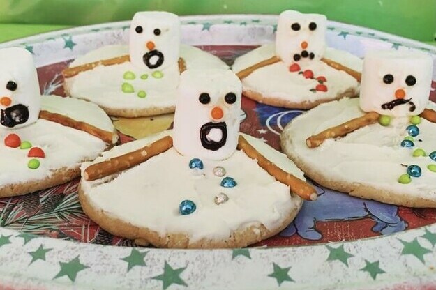 Melting Snowman Cookies!